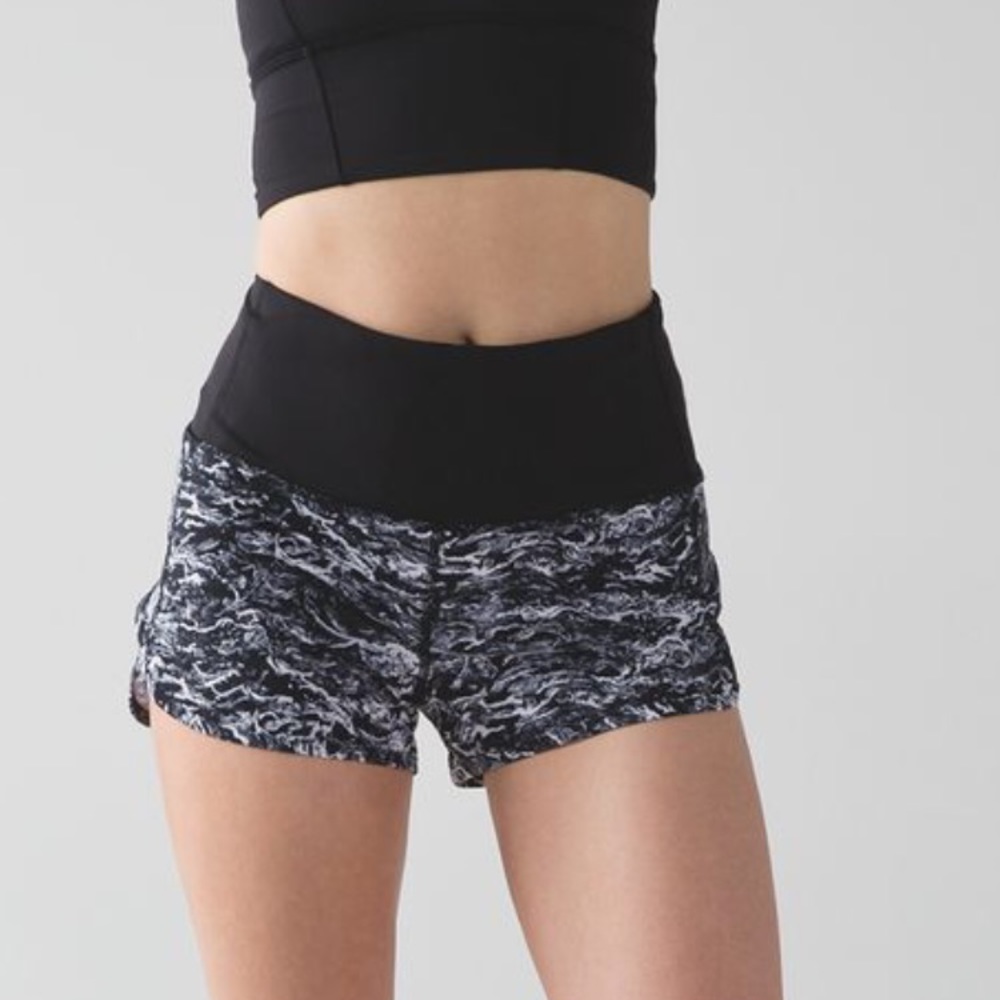 High Waist Speed Shorts Nami Wave
